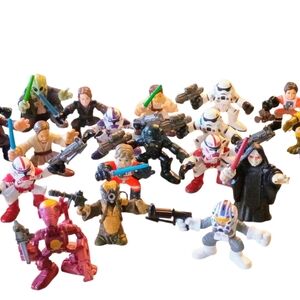 Hasbro Playskool Star Wars Galactic Heros Mini Figurines Lot #1